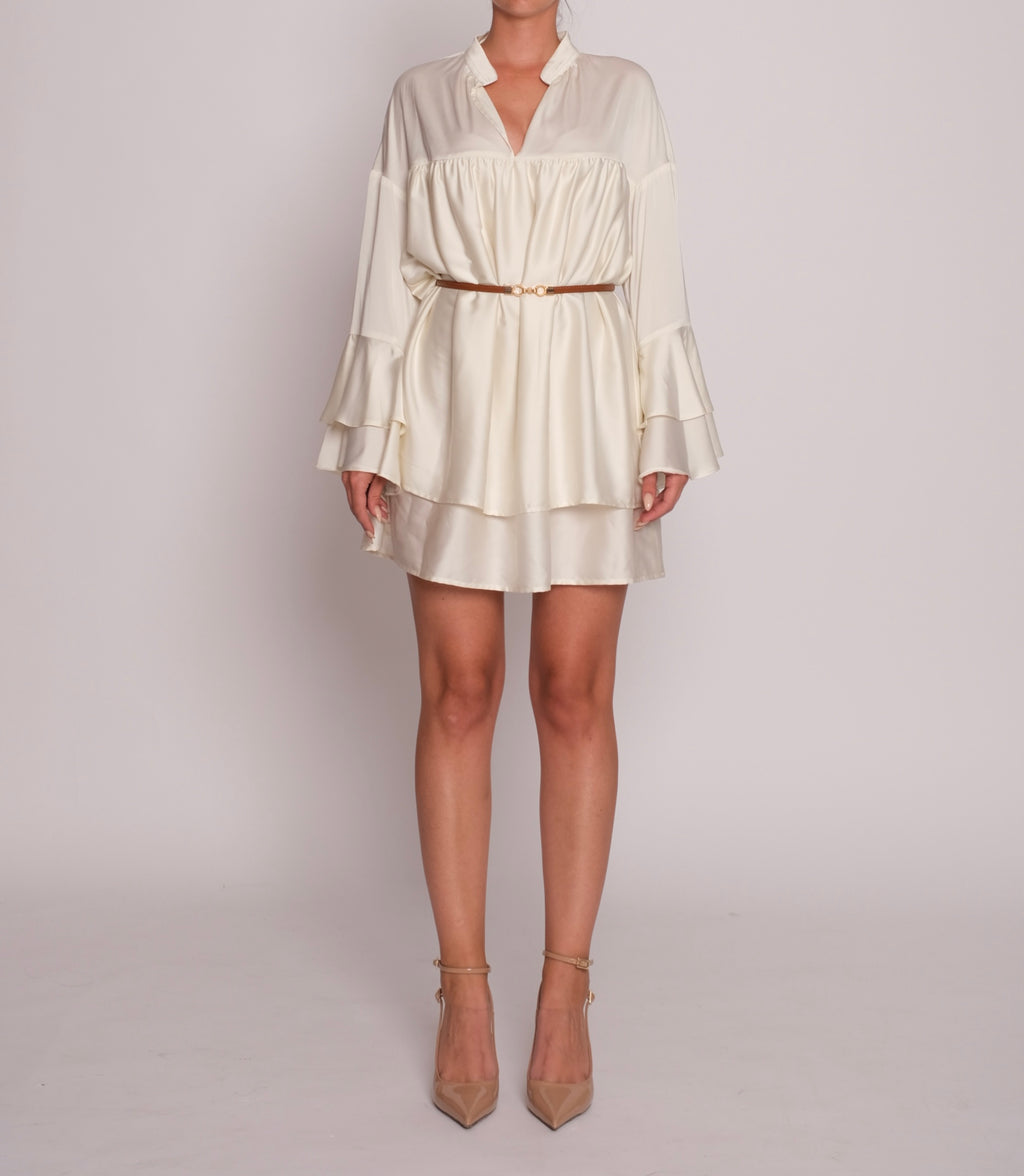 Сатенена рокля