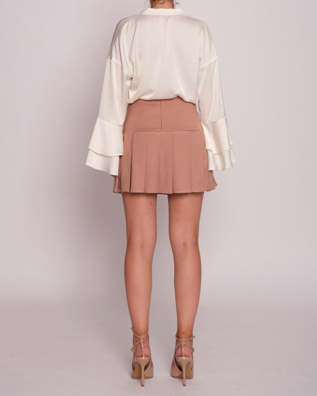 Мини плисирана пола