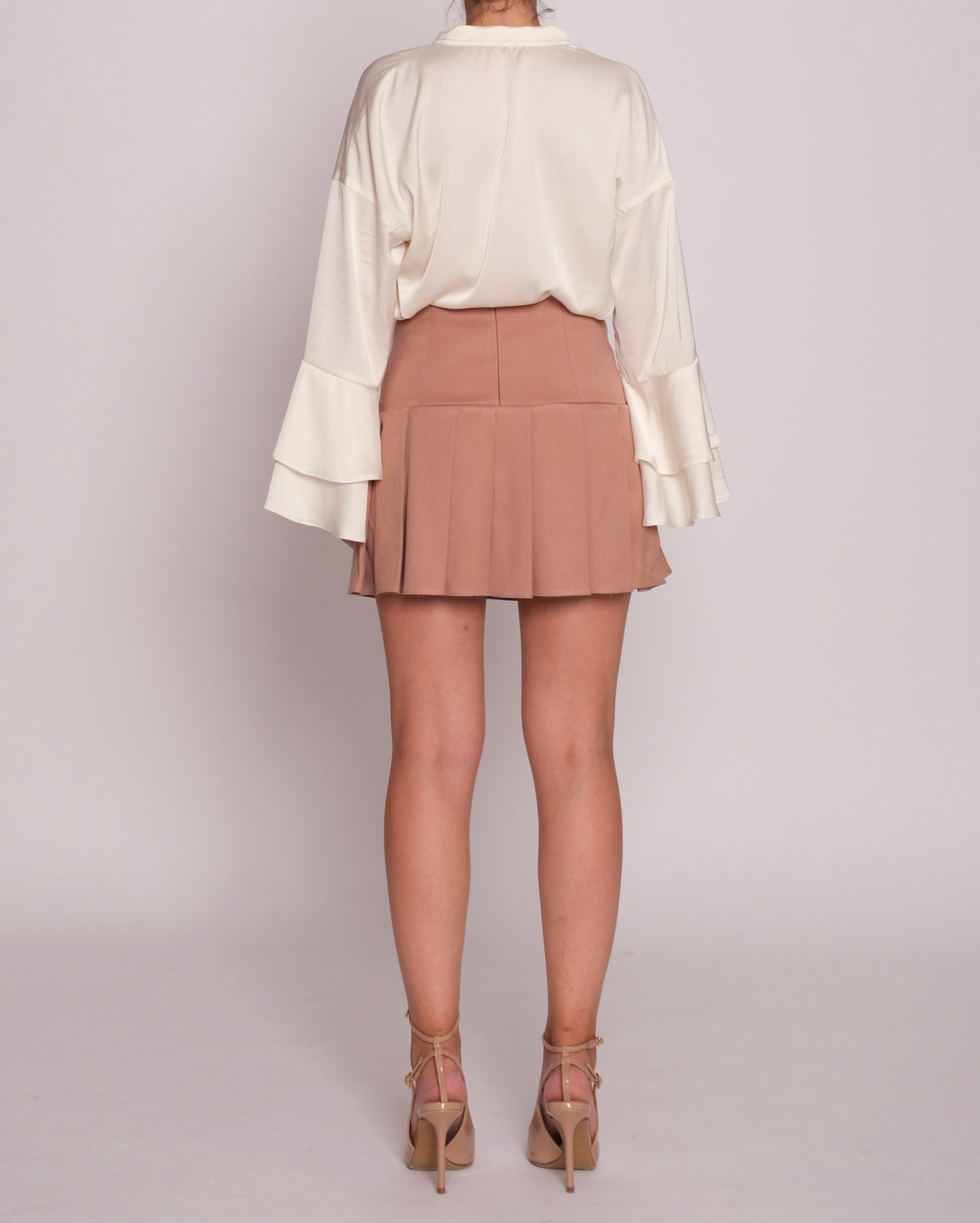 Мини плисирана пола